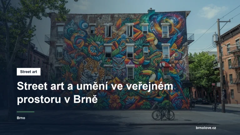 Barevný mural na fasádě domu ve městě