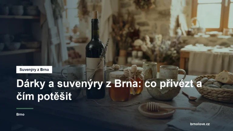 Řemeslné výrobky a lokální produkty jako dárky