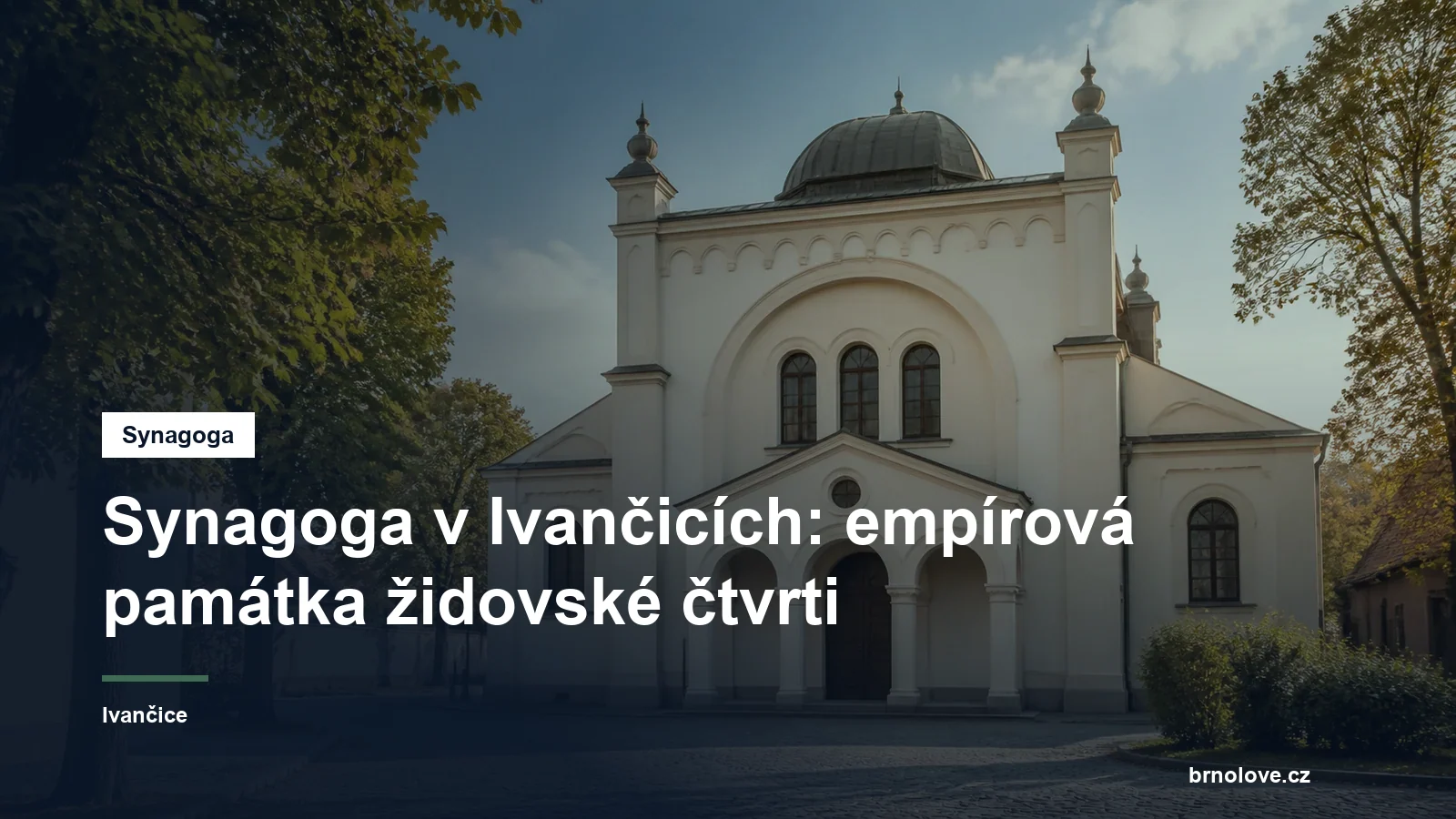 Historická synagoga ve městě