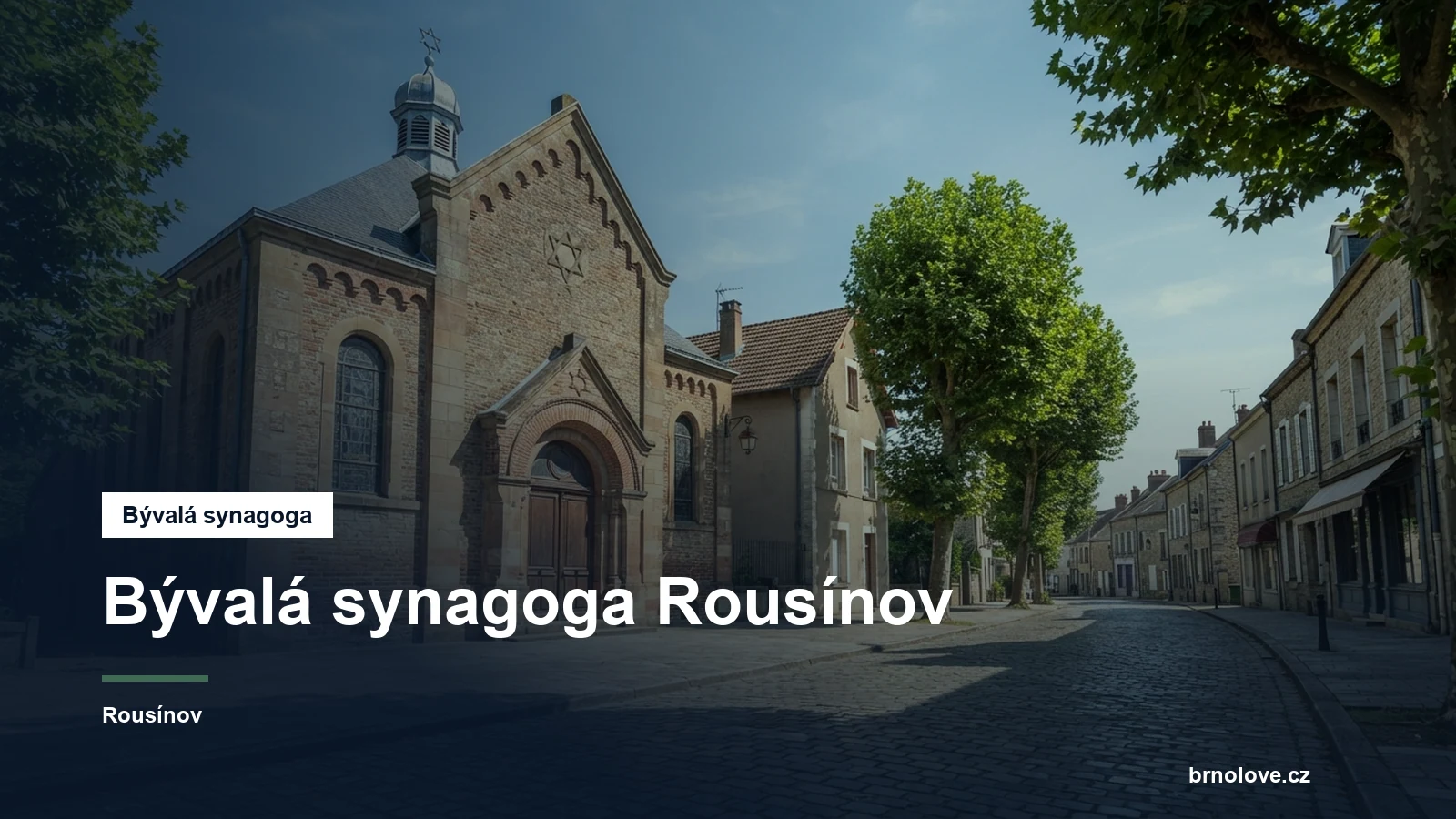 Budova bývalé synagogy