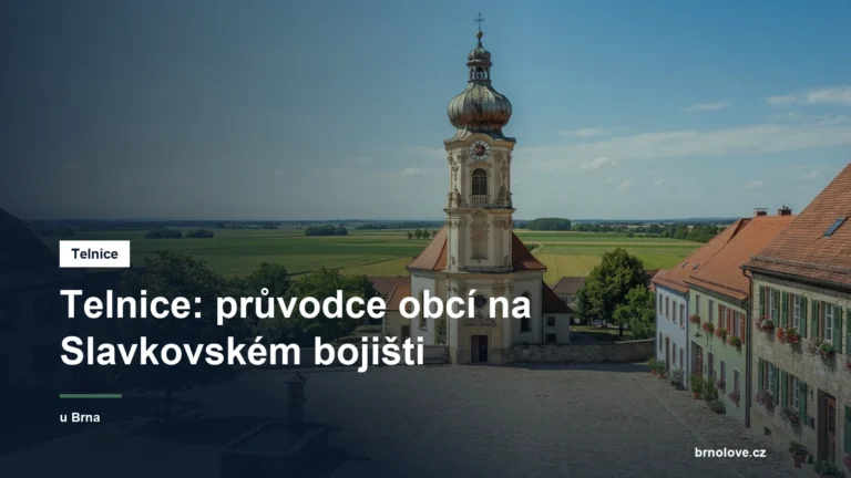 Obec s kostelem na náměstí