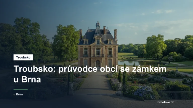 Barokní zámek s parkem v obci