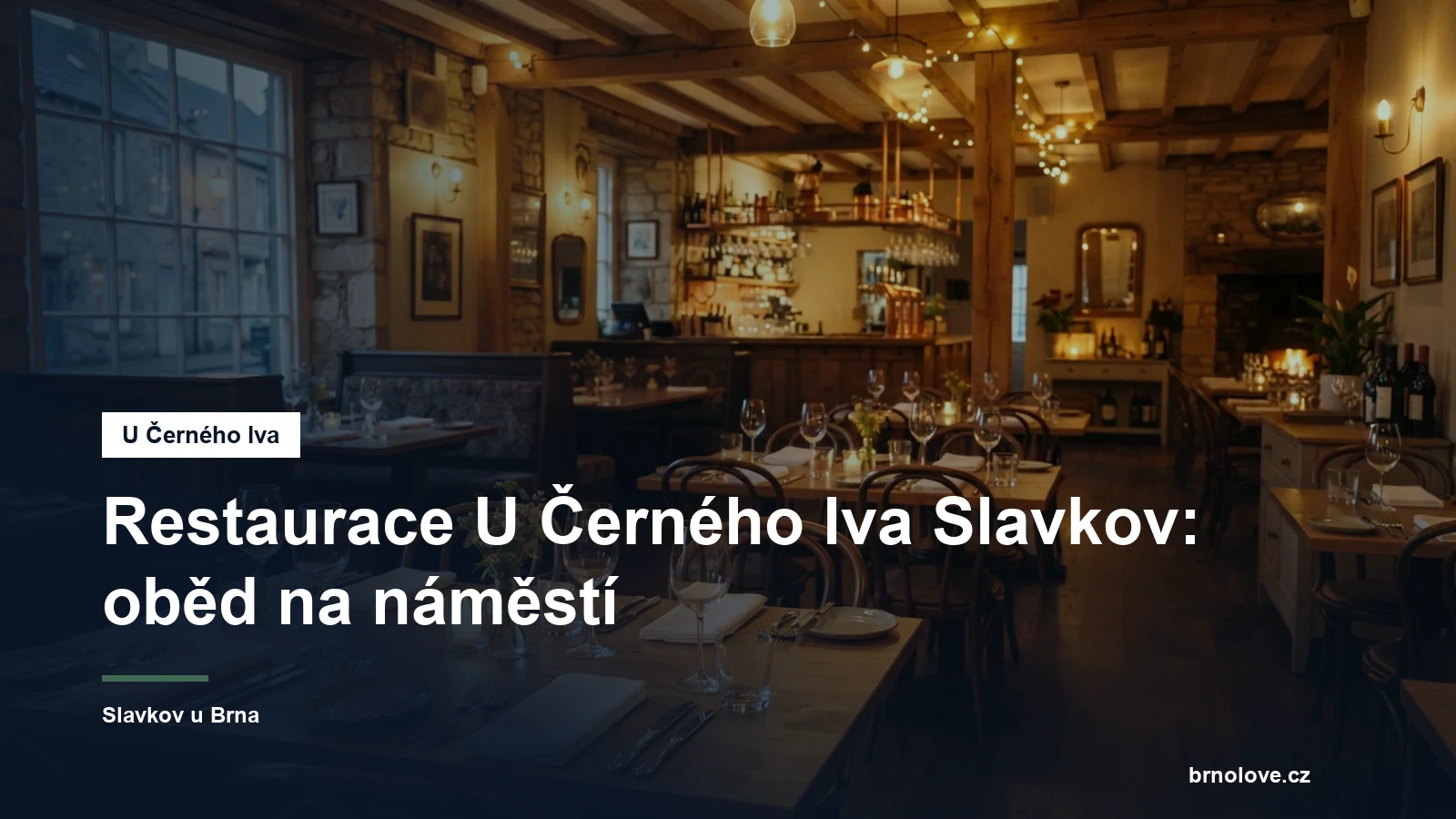 Restaurace v centru města