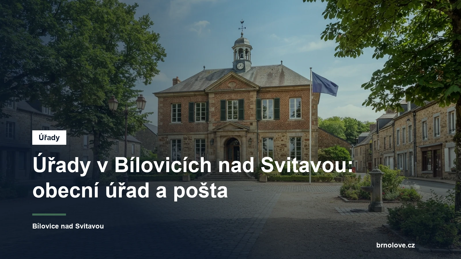 Budova obecního úřadu na náměstí