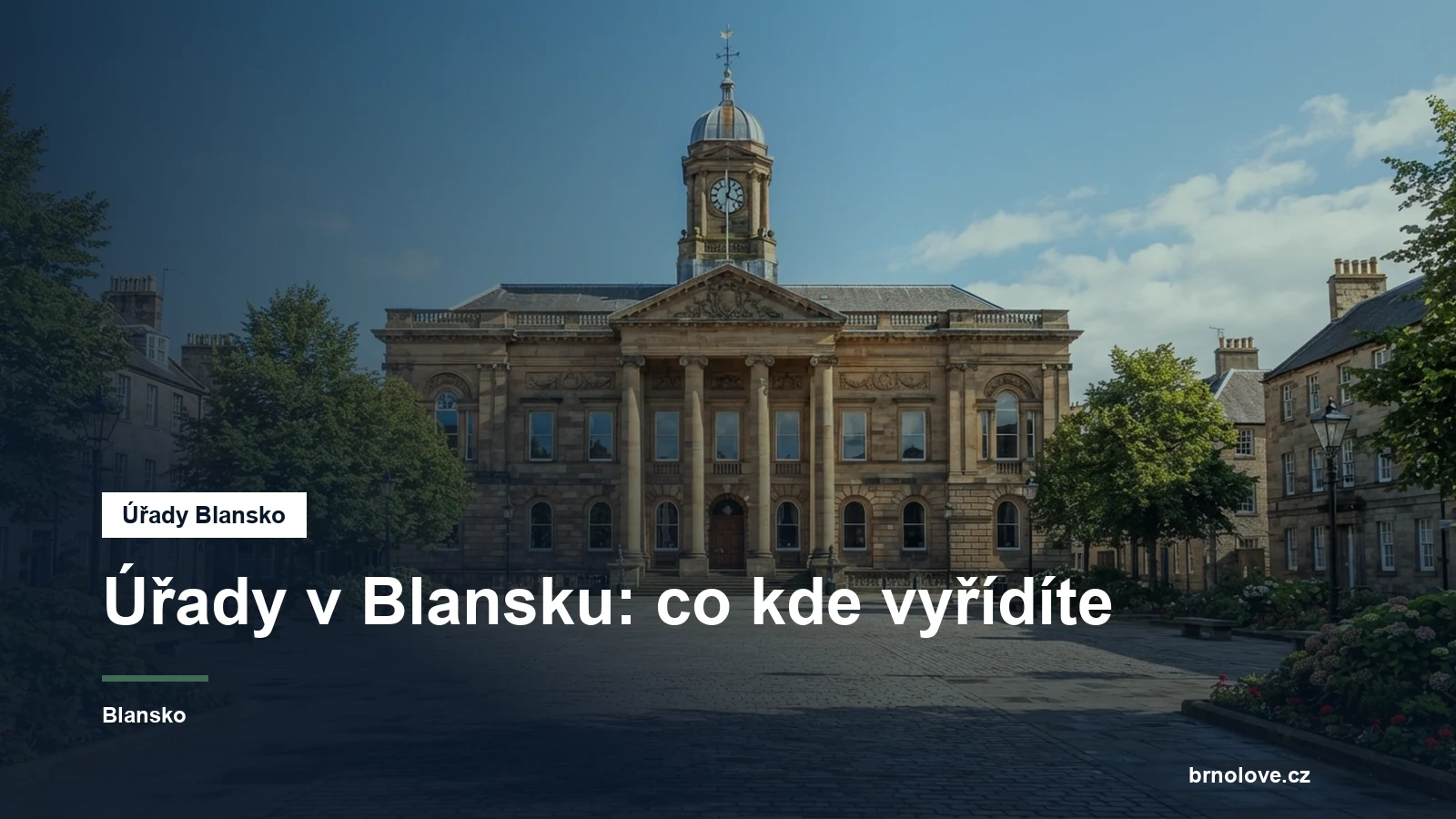 Budova městského úřadu na náměstí