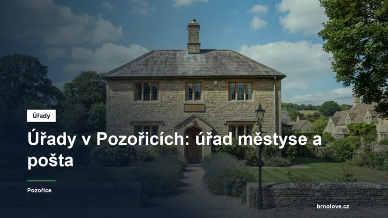 Budova úřadu městyse