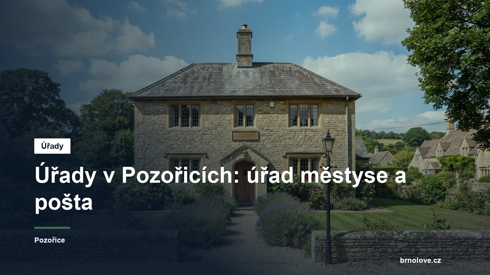 Budova úřadu městyse