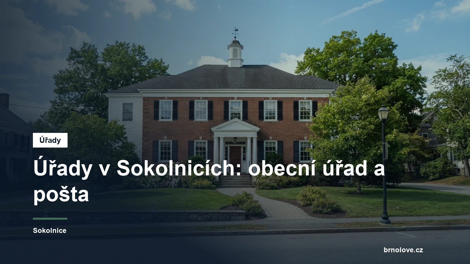 Budova obecního úřadu