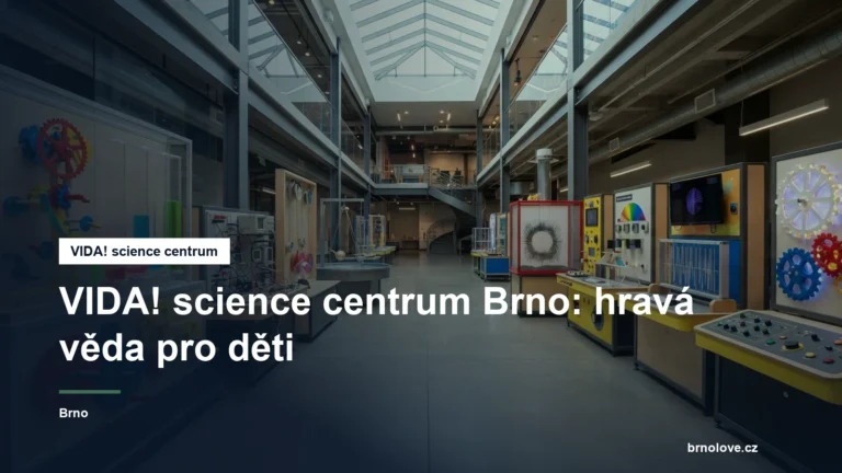 Interaktivní vědecké exponáty v hale