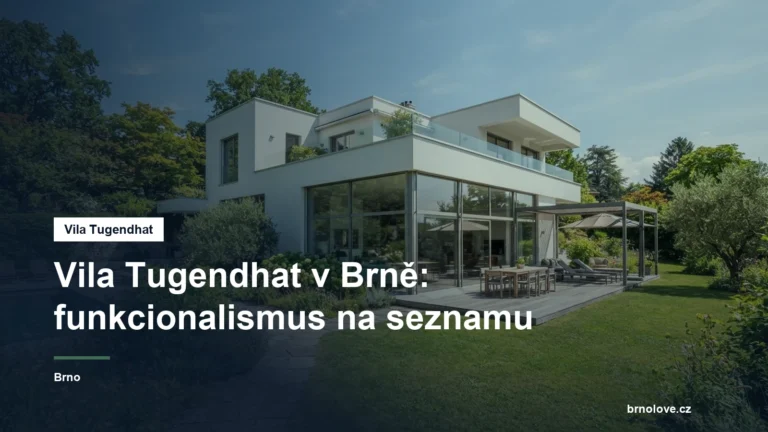 Funkcionalistická vila s velkými okny