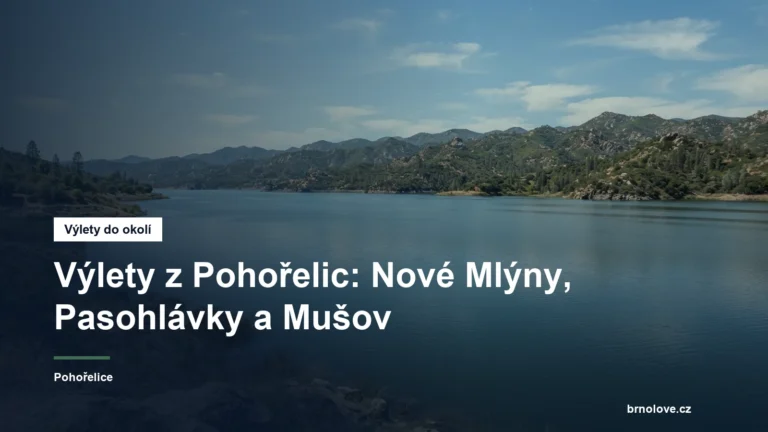 Vodní nádrž Nové Mlýny s Pálavou