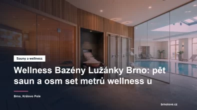 Wellness zóna v Bazénech Lužánky v Brně