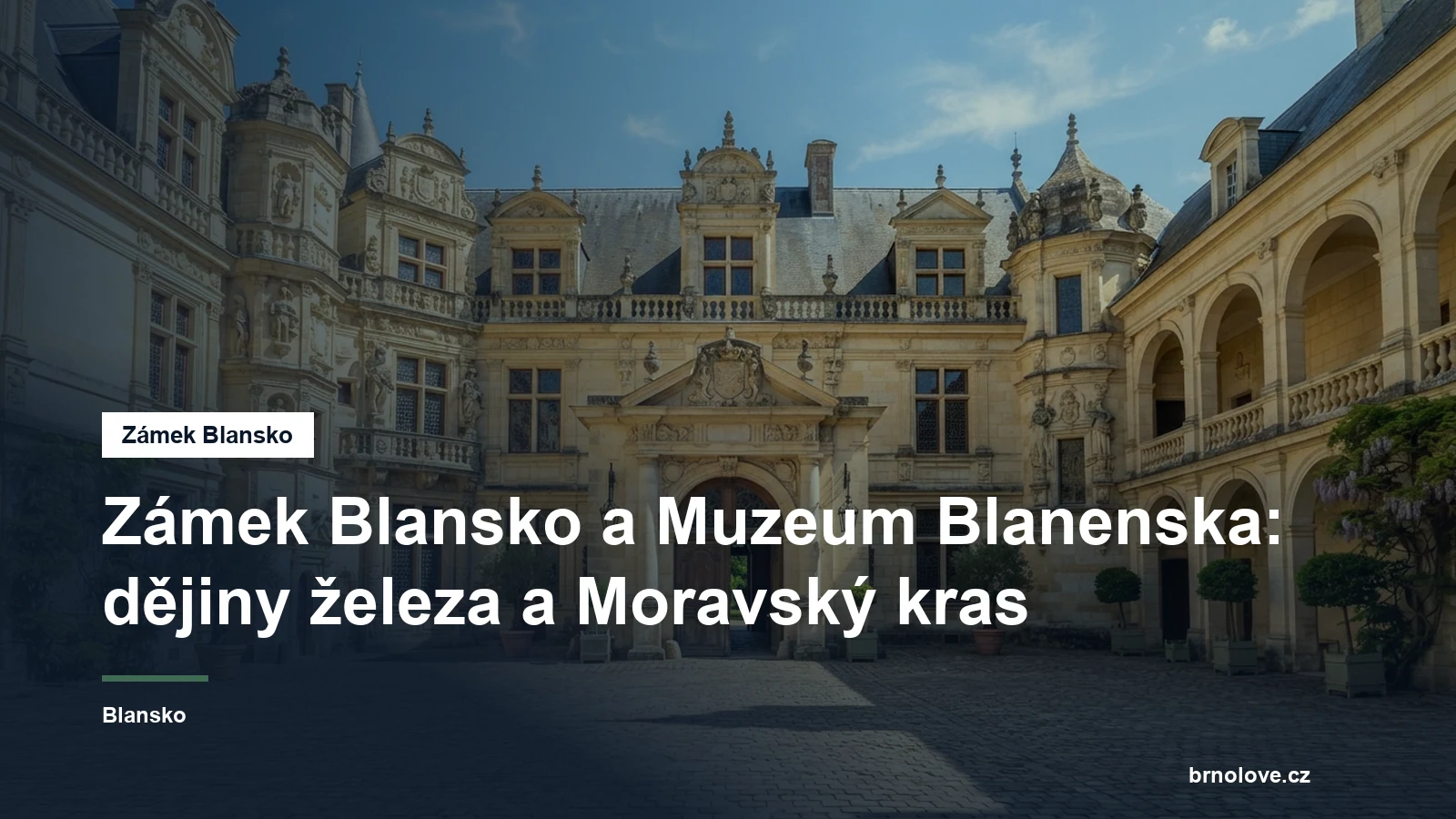 Nádvoří zámku s muzeem