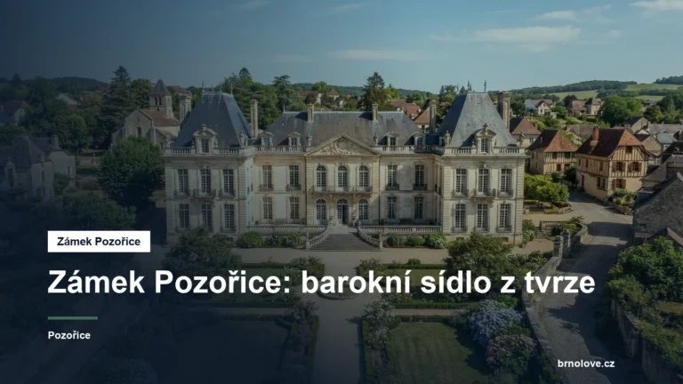 Barokní dvoukřídlý zámek