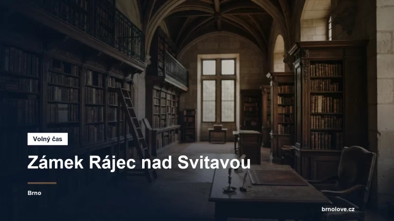 Zámecká knihovna s regály