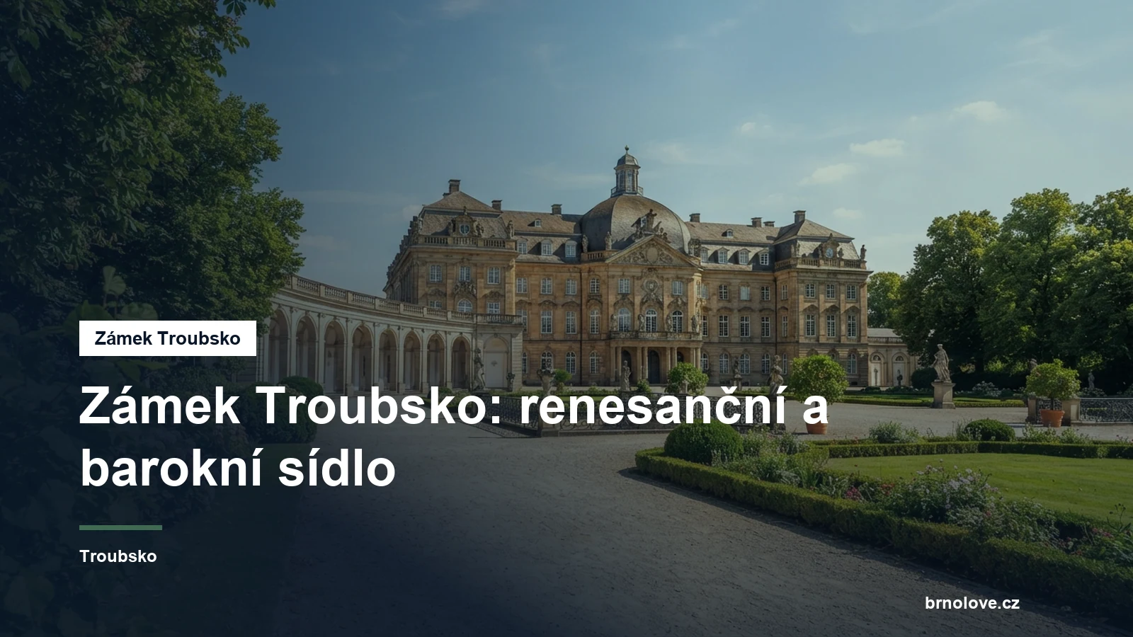 Barokní zámek s parkem