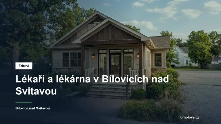 Ordinace a lékárna v obci