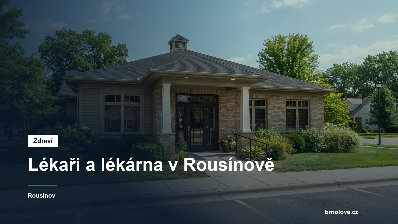 Ordinace a lékárna ve městě