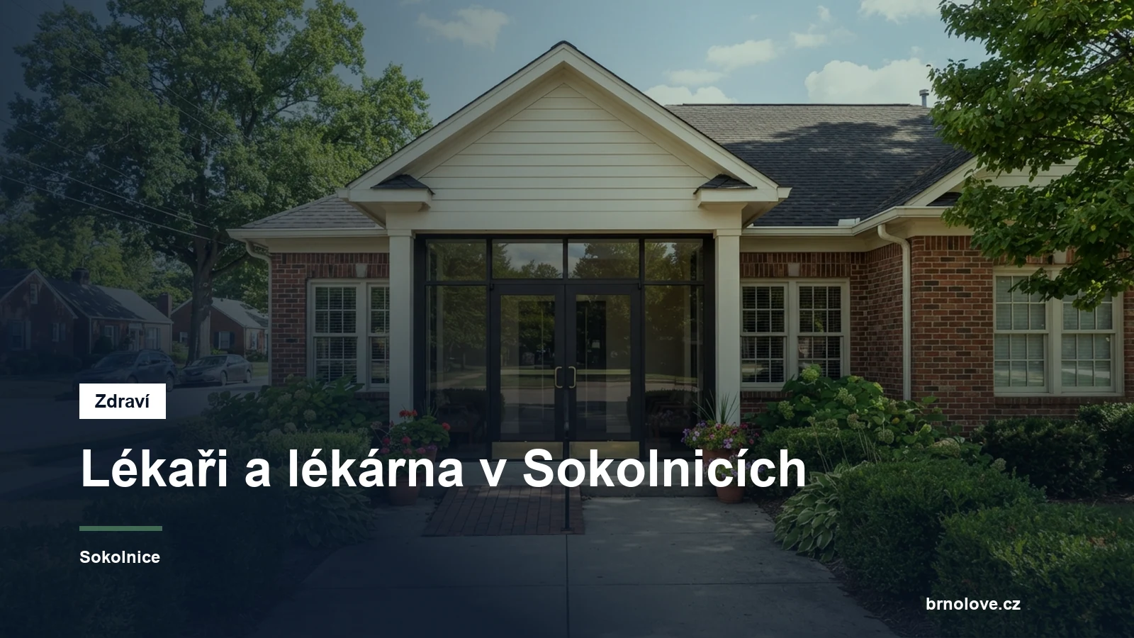 Ordinace a lékárna v obci