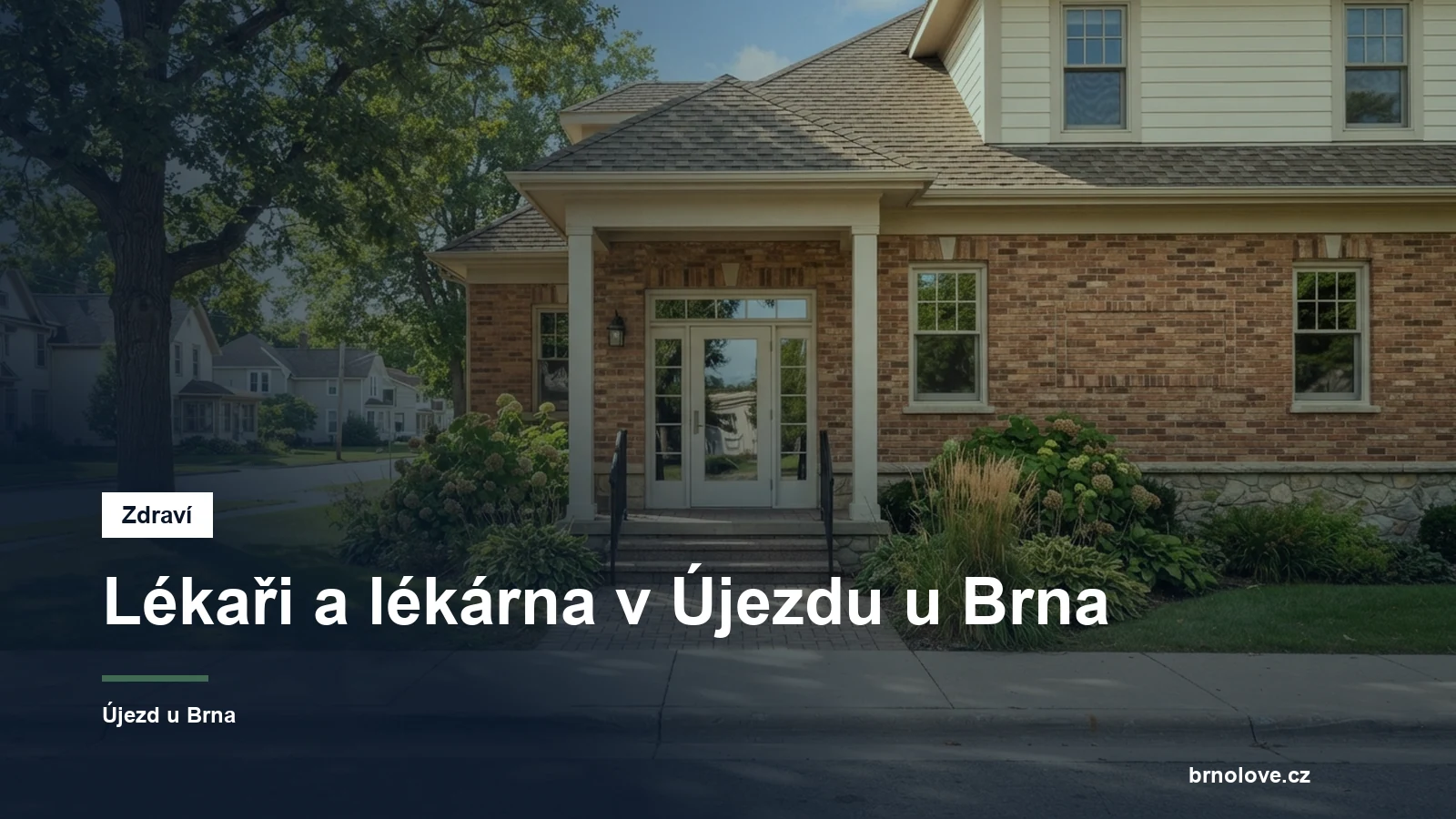 Ordinace a lékárna ve městě