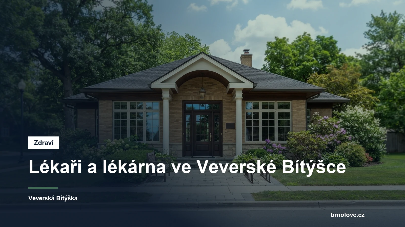 Ordinace a lékárna ve městě