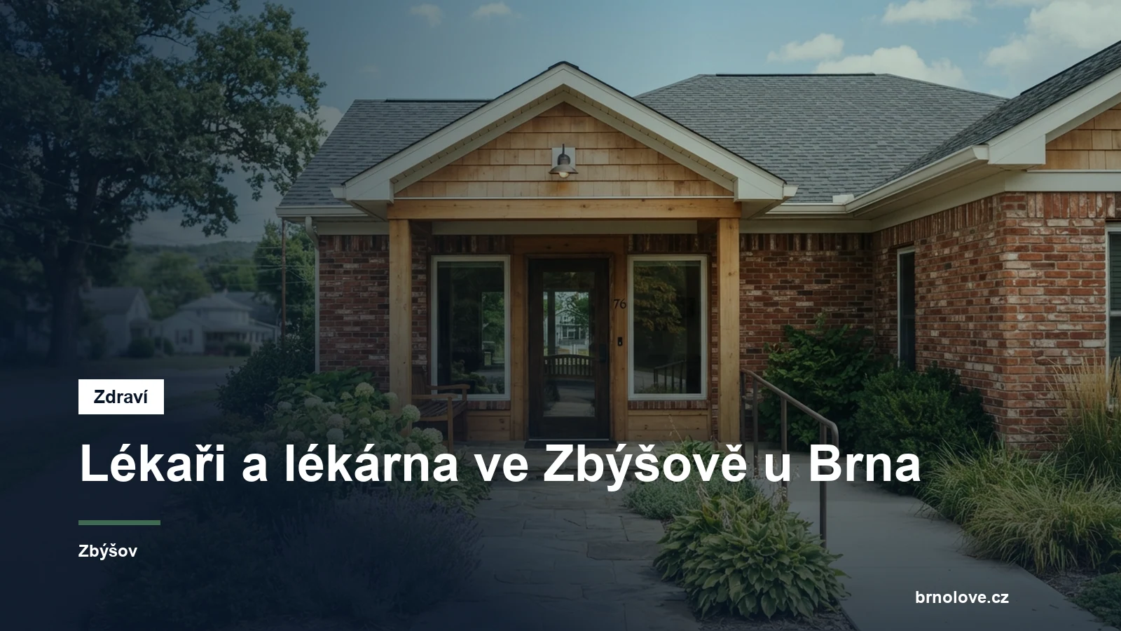 Zdravotní středisko ve městě