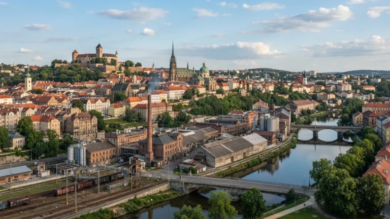 Panorama průmyslového Brna