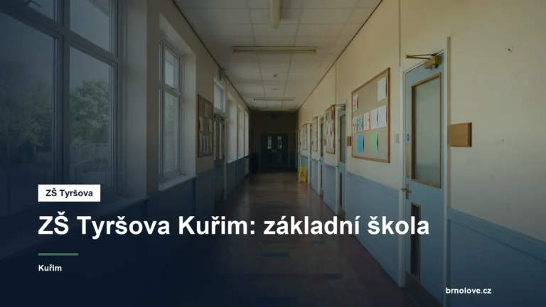Chodba a třída školy