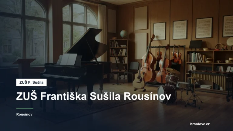Hudební nástroje v učebně umělecké školy