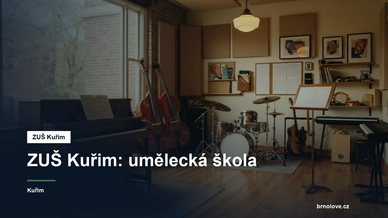 Hudební nástroje v učebně