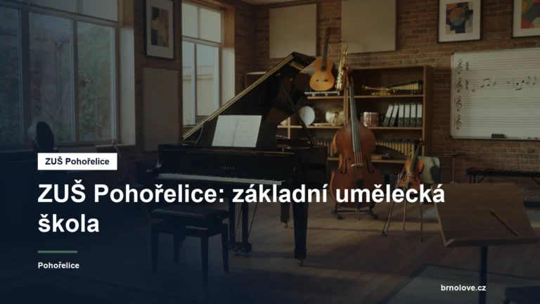 Hudební nástroje v učebně umělecké školy
