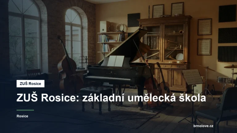 Hudební nástroje v učebně umělecké školy