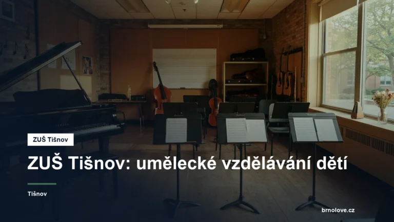 Učebna umělecké školy s nástroji