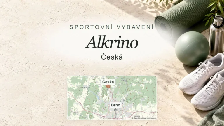 Alkrino, Česká – obecný tematický motiv oboru a orientační mapa obce u Brna
