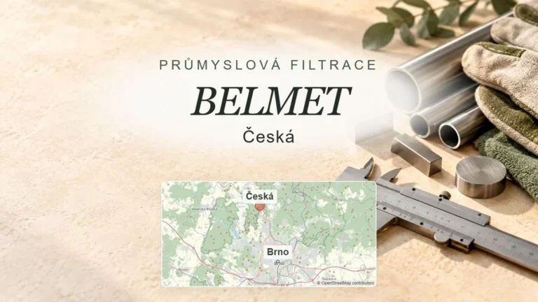 BELMET, Česká – obecný tematický motiv oboru a orientační mapa obce u Brna