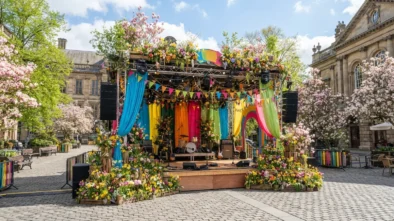Jarní festivalové pódium
