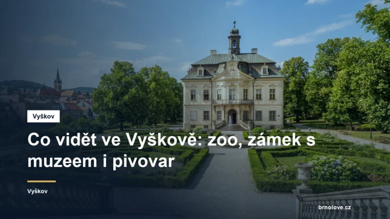 Co vidět ve Vyškově: zoo, zámek s muzeem i pivovar