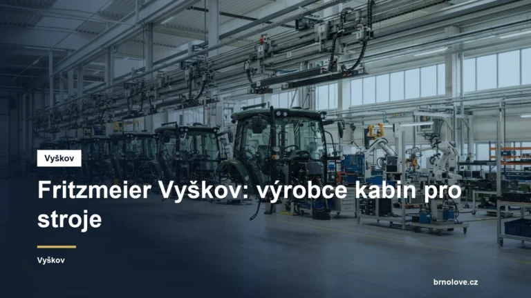 Fritzmeier Vyškov: výrobce kabin pro stroje