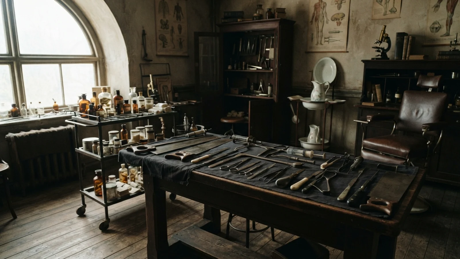 Historická lékařská pracovna