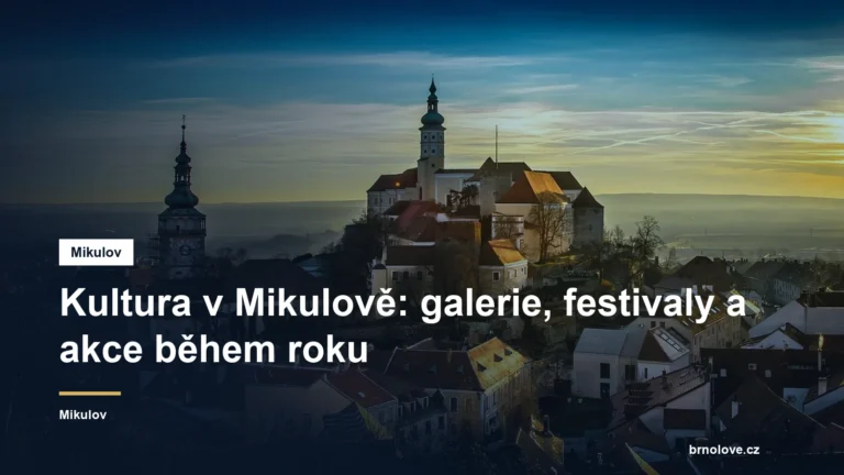 Kultura v Mikulově: galerie, festivaly a akce během roku