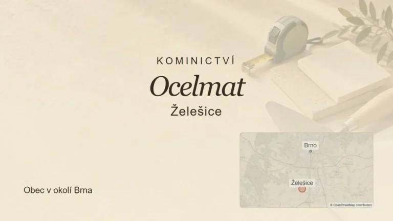 Kominictví Ocelmat, Želešice – tematický náhled s orientační mapou obce u Brna
