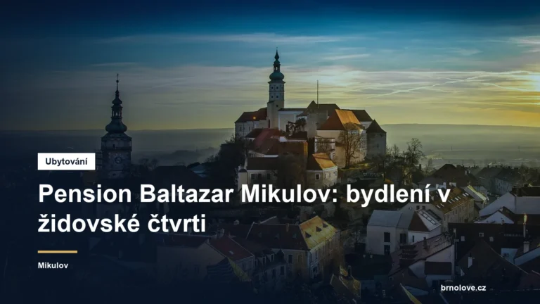 Pension Baltazar Mikulov: bydlení v židovské čtvrti