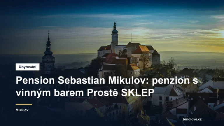 Pension Sebastian Mikulov: penzion s vinným barem Prostě SKLEP