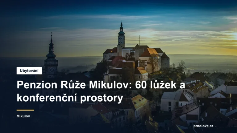 Penzion Růže Mikulov: 60 lůžek a konferenční prostory