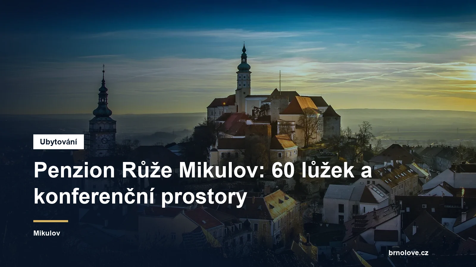 Penzion Růže Mikulov: 60 lůžek a konferenční prostory