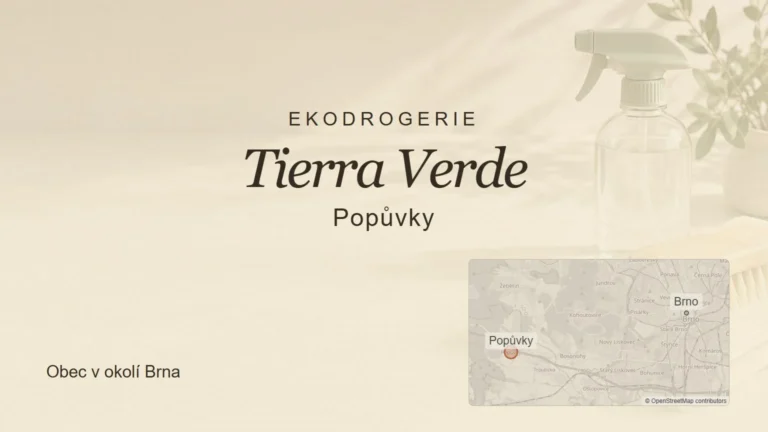 Ekodrogerie Tierra Verde, Popůvky – tematický náhled s orientační mapou obce u Brna