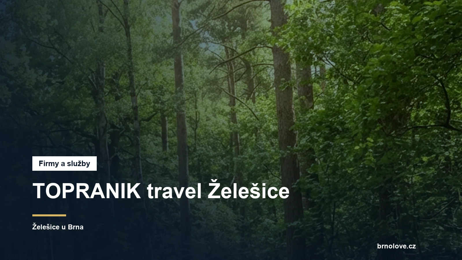 TOPRANIK travel Želešice