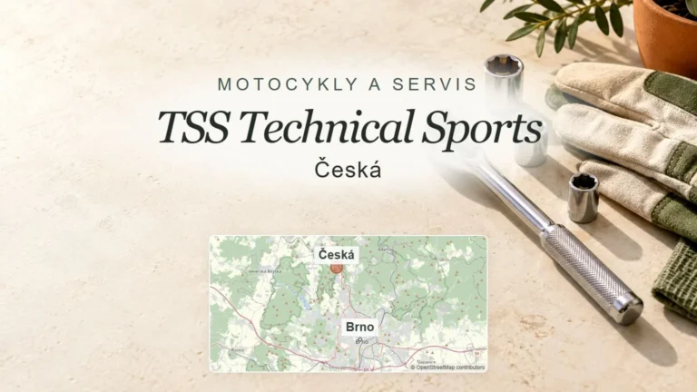TSS Technical Sports, Česká – obecný tematický motiv oboru a orientační mapa obce u Brna