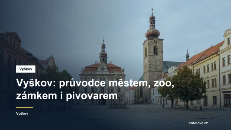 Vyškov: průvodce městem, zoo, zámkem i pivovarem