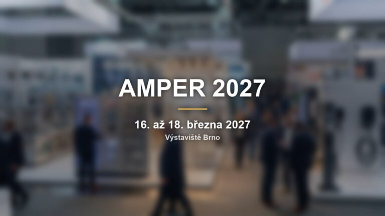 AMPER 2027: veletrh elektrotechniky s kariérní platformou a halou elektromobility